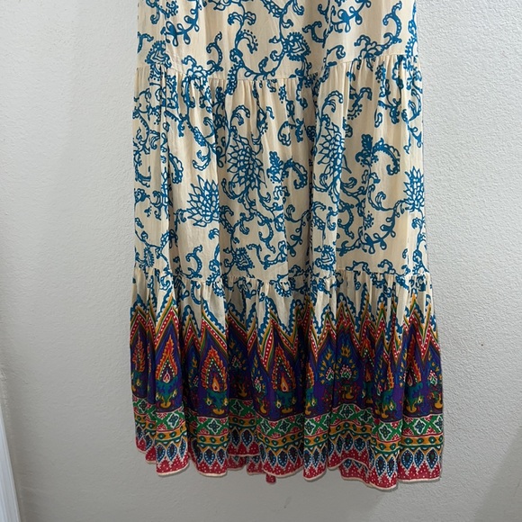 Free People Summer Fields Tired Maxi Skirt Sz S - Picture 3 of 6